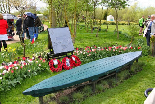 A replica memorial in memory of Operation Frankton at the National Memorial Arboretum in Staffordshire.