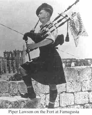Piper Lawson standing on the ramparts of the fort at Famagusta, Cyprus..