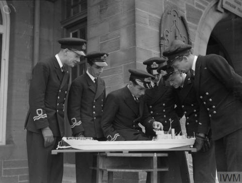 Training of landing craft officers.