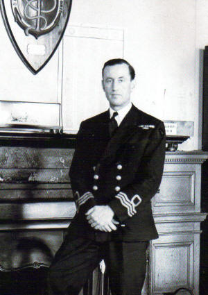 Commander Ian Fleming in WW2 uniform.