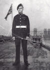 Nobby Clark in his "blues" uniform.