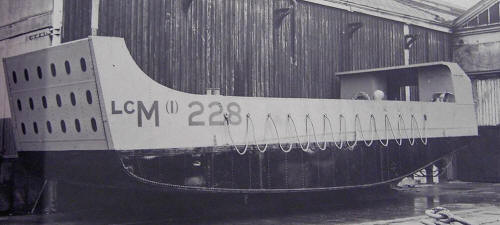 Landing Craft Mechanised 228, LCM 228.