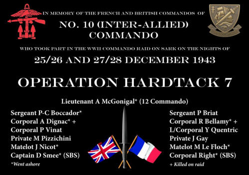 OPERATION HARDTACK 7 - SARK COMMEMORATIVE PLAQUE.
