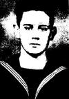 Telegraphist Alan Fairhead of HM LCT 7014.