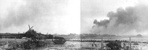 Action at Westkapelle on Walcheren Island.