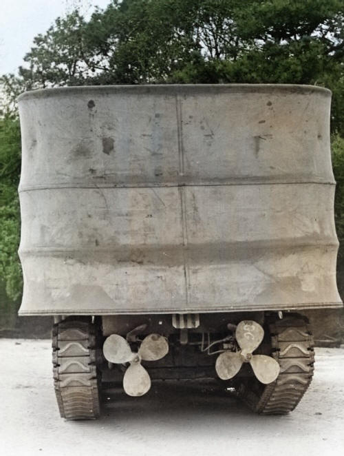 Duplex Drive Tank - DD Tank - swimming tank.