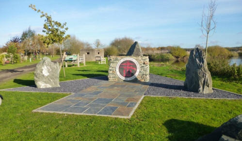 The Combined Operatons Memorial almost completed.